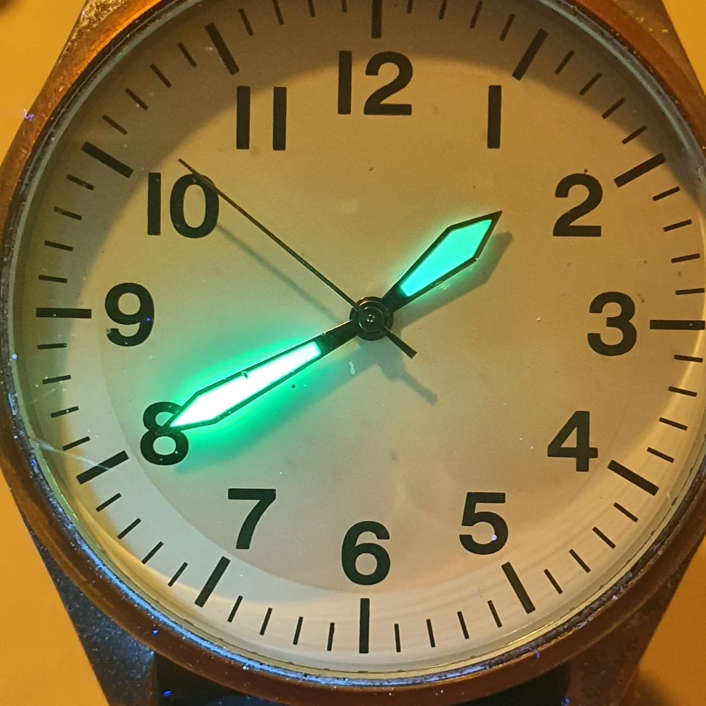 10/$20 FMDOGE025 Silver/White Leather Easy Reader Men's Watch